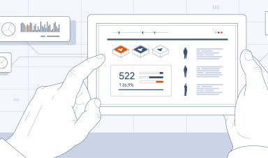 Representation of a contractor exploring various lead generation options on the screen, symbolizing the search for the best lead generation platforms.