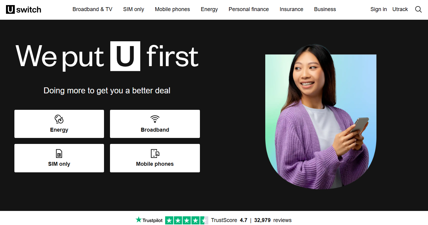 Uswitch, a UK mortgage comparison marketplace