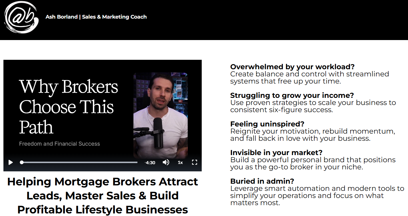 Ash Borland, a UK mortgage lead generation agency