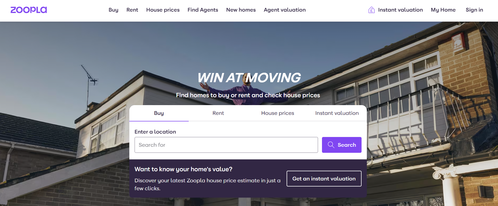 Zoopla, a UK property and real estate website that mortgage lender can use to connect with borrowers