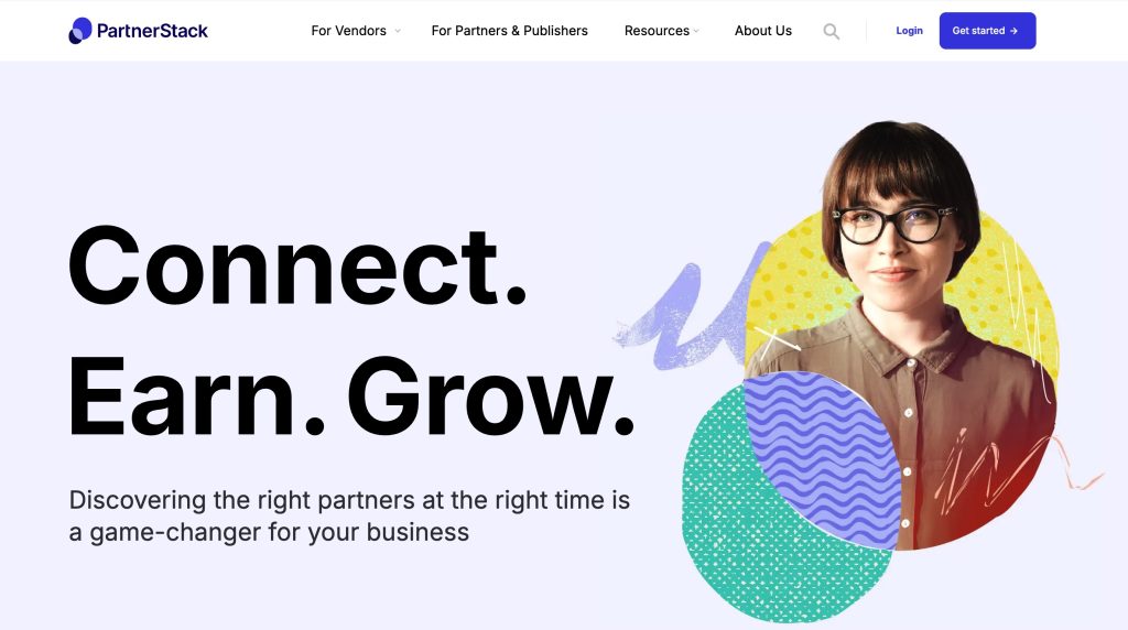 PartnerStack website page