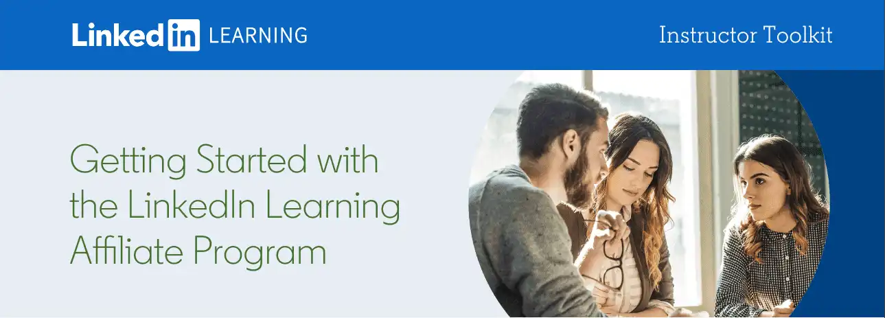 The screenshot of Linkedin Learning main page