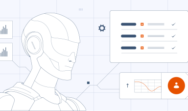 Graphic representation of the importance of AI for lead generation