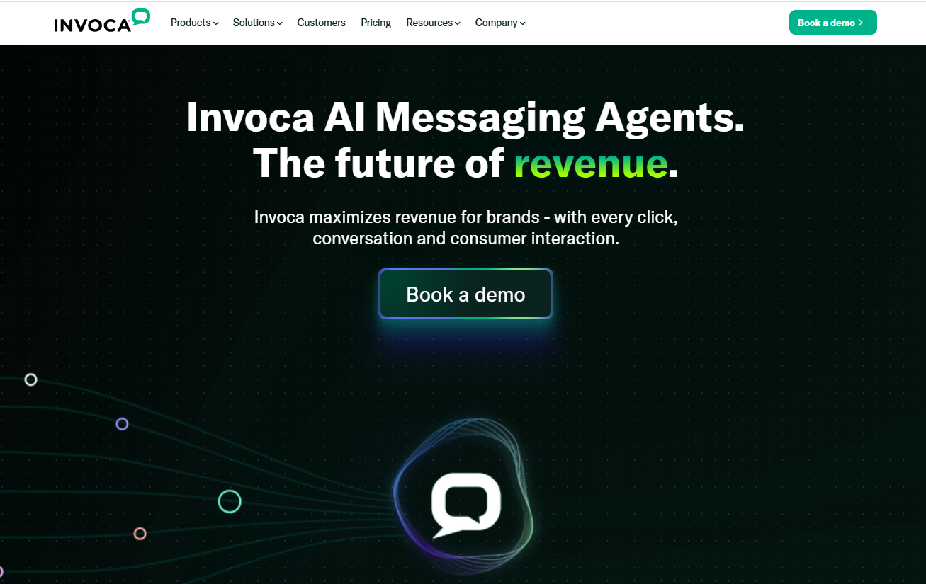 Invoca homepage, a marketing optimistion platform with call tracking