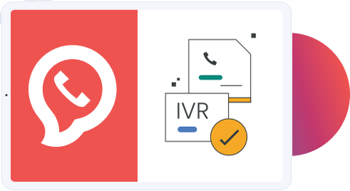 Representing IVR software for inbound call handling