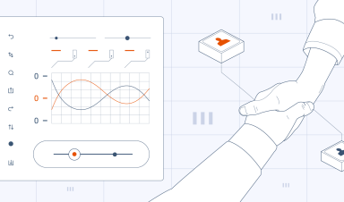 Illustration of click and conversion data being tracked, routed, and analysed.